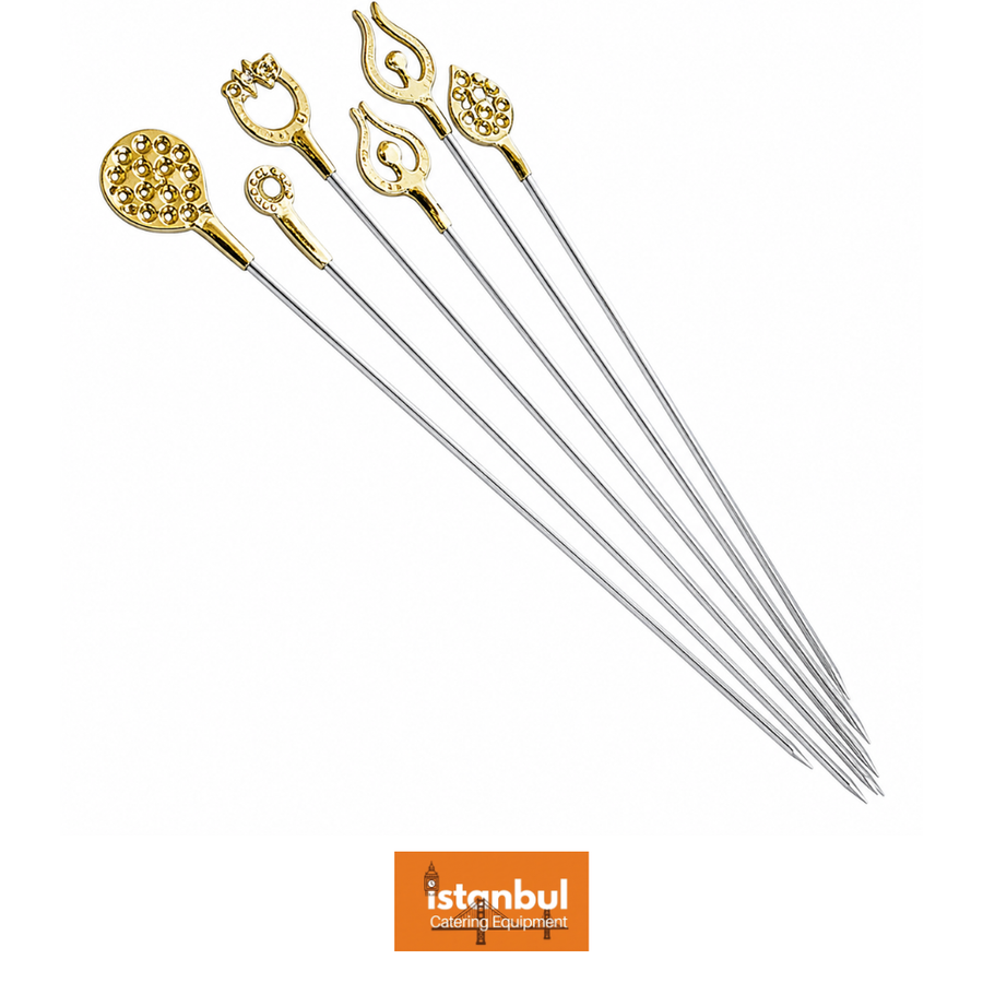10 x Archway 46 cm Chicken Lamb Skewer Shish For Kebab Shop Turkish Kebab Shish