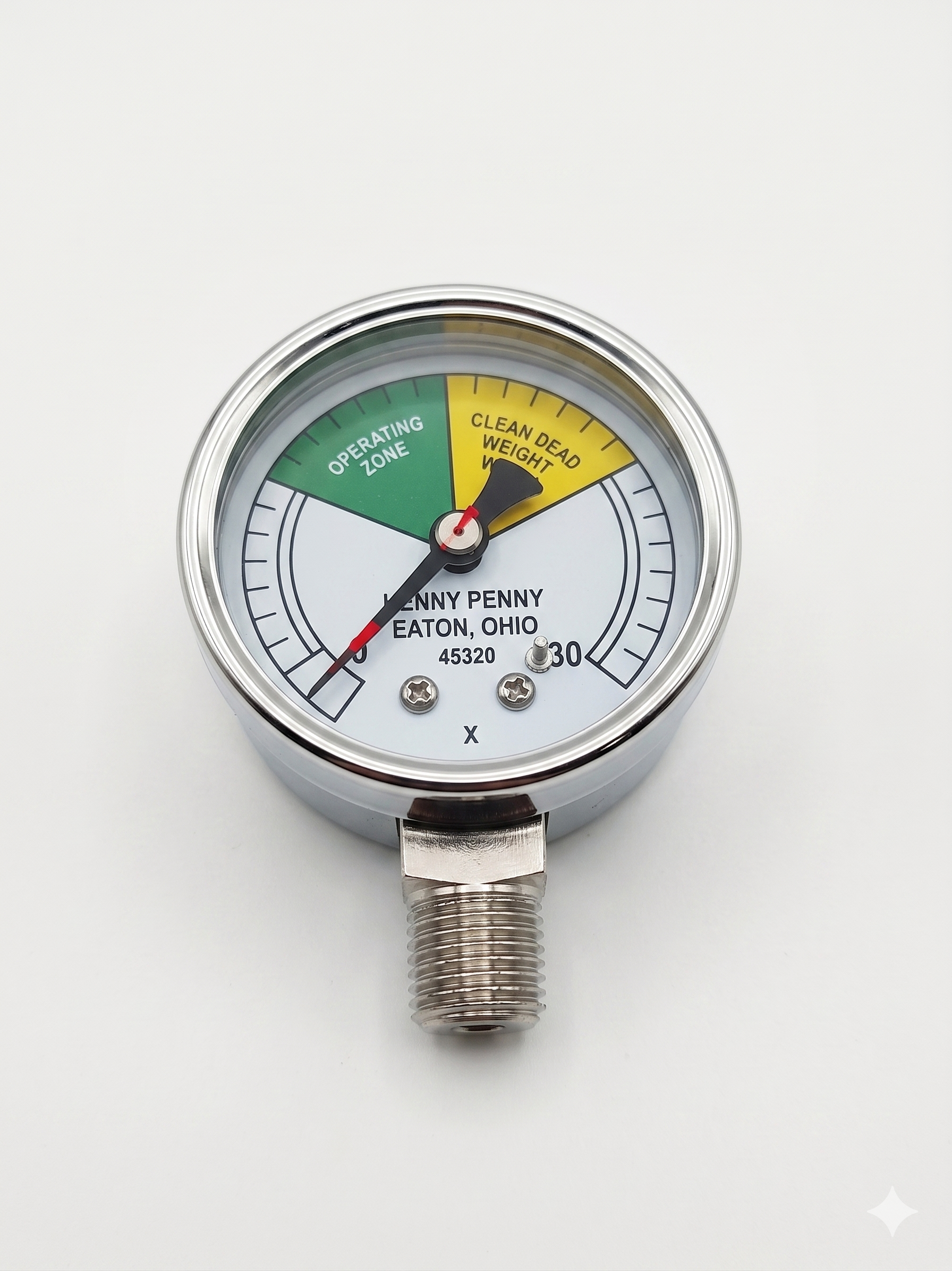 Henny Penny Pressure Fryer Gauge 16910, Rear Spring 75293 and Gong Brush 12116