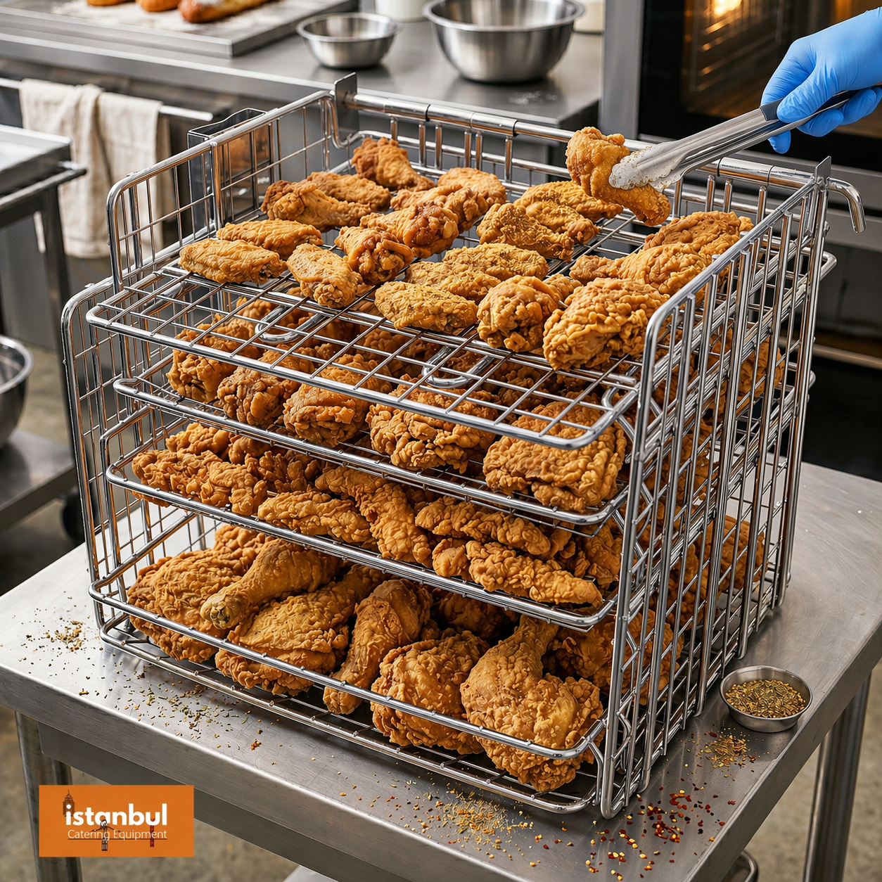 Henny Penny Basket Gas Pressure Fryer Fit Gas  Hinges Stainless Steel