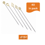 40 x Archway 46 cm Chicken Lamb Skewer Shish For Kebab Shop Turkish Kebab Shish