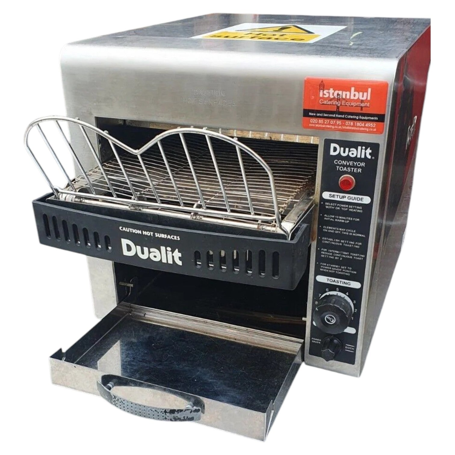 Dualit Electric Bun Toaster Conveyor Toaster DCT2T