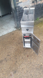 Valentine EVO 250 Single Basket Electric Fryer 7.5 kW - Compact, Efficient, Serviced for Catering