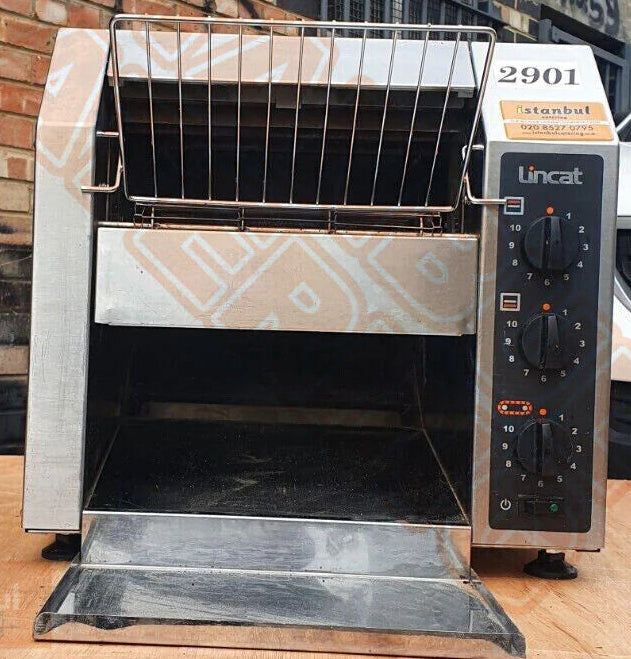 Lincat Electric Conveyor Toaster CT1 - 2.4kW, 340 Slices/Hour, Stainless Steel, Adjustable Speed