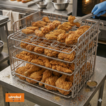 Henny Penny Basket  Gas Pressure Fryer With Hinges Stainless Steel Basket