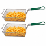 Heavy Duty Rectangular Chip Fish Fat Frying Deep Fryer Basket