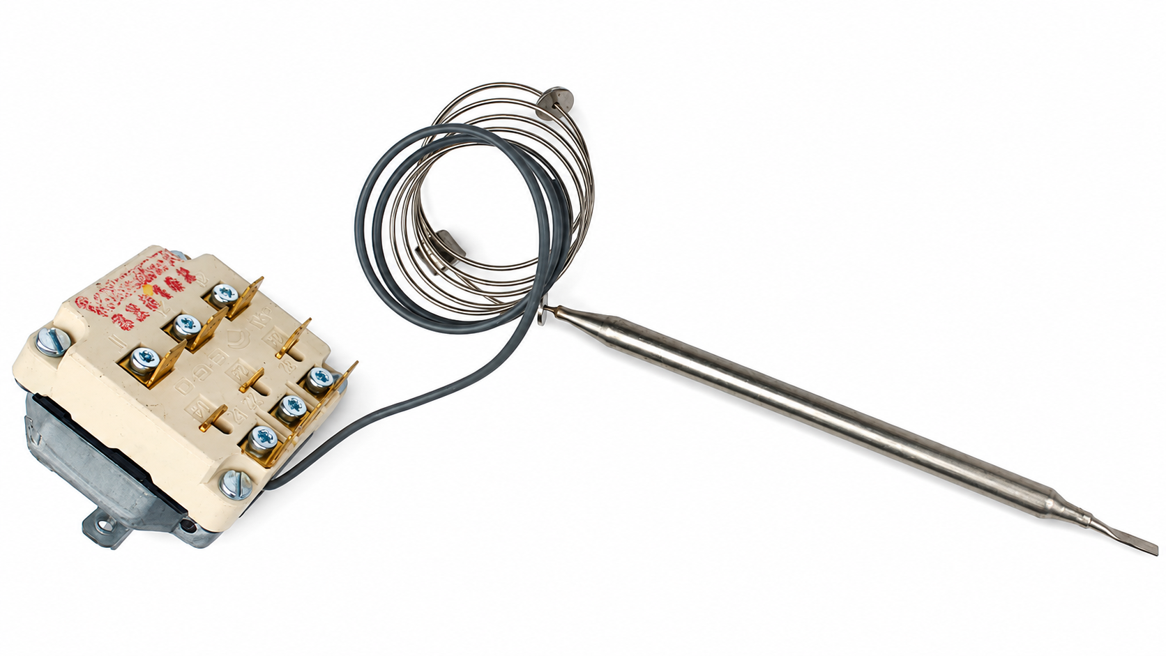 Genuine Valentine 326162 Fryer Thermostat 7 Terminal 3 Phase for Precise Temperature Control