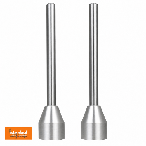 2x Stainless Steel Skewer Pole Rod Pin For Archway Doner Kebab Machines