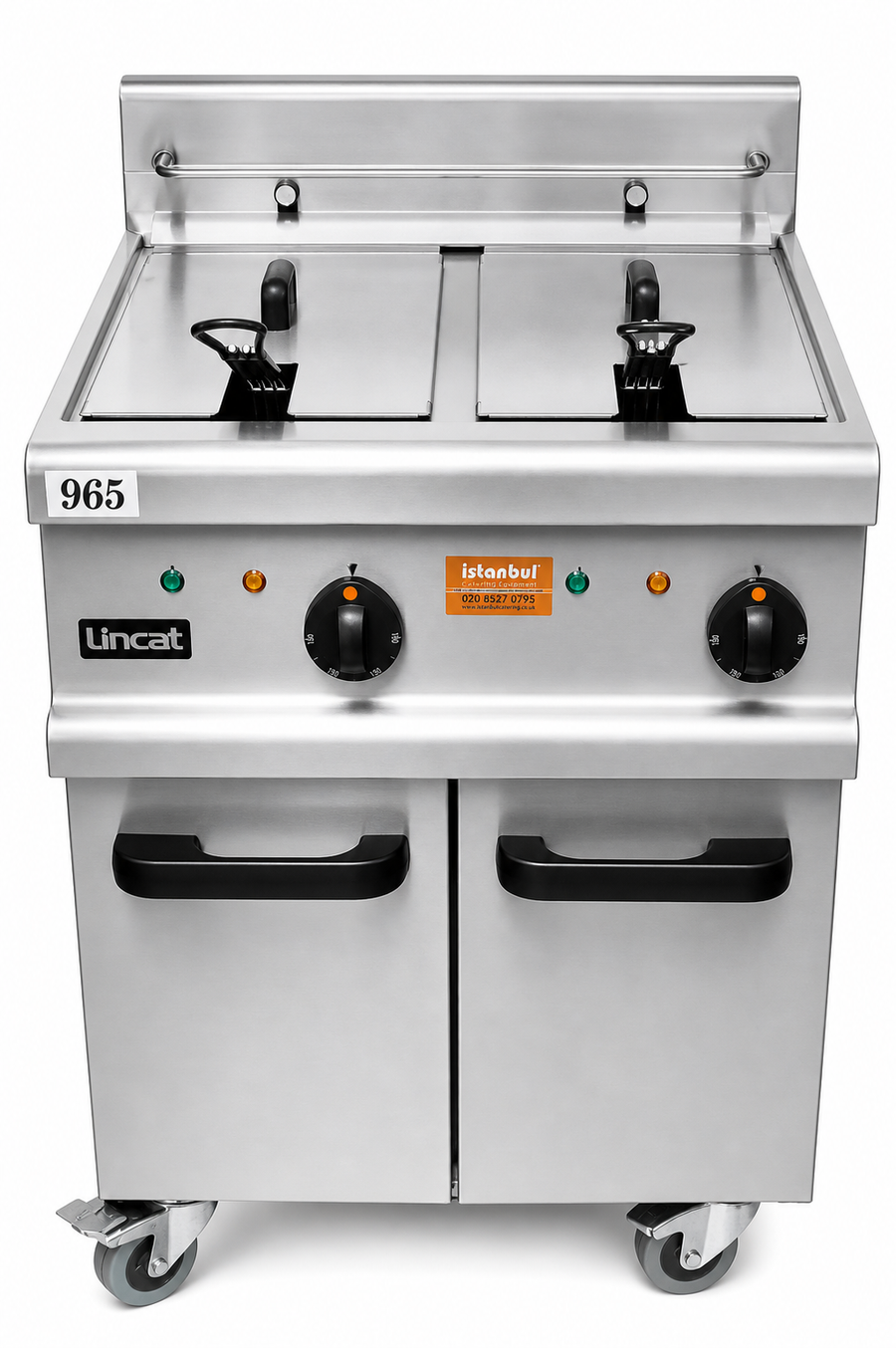 Lincat Opus 700 Double Electric 3 Phase Filtration Fryer OE7113/F/S