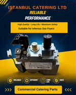 Infernus Fryer Gas Valve Compatible freestanding Multifunctional Gas Control