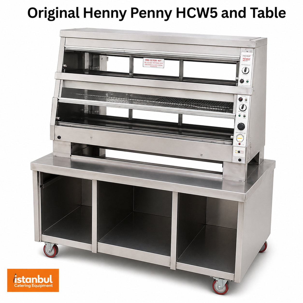 Henny Penny Display HCW5 with Table Chicken Shop Equipment Refurbished Original Takeaway Fast Food