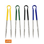 12-Inch Colour Coded Stainless Steel Tongs - Durable, Heat Resistant, Versatile Kitchen Tool