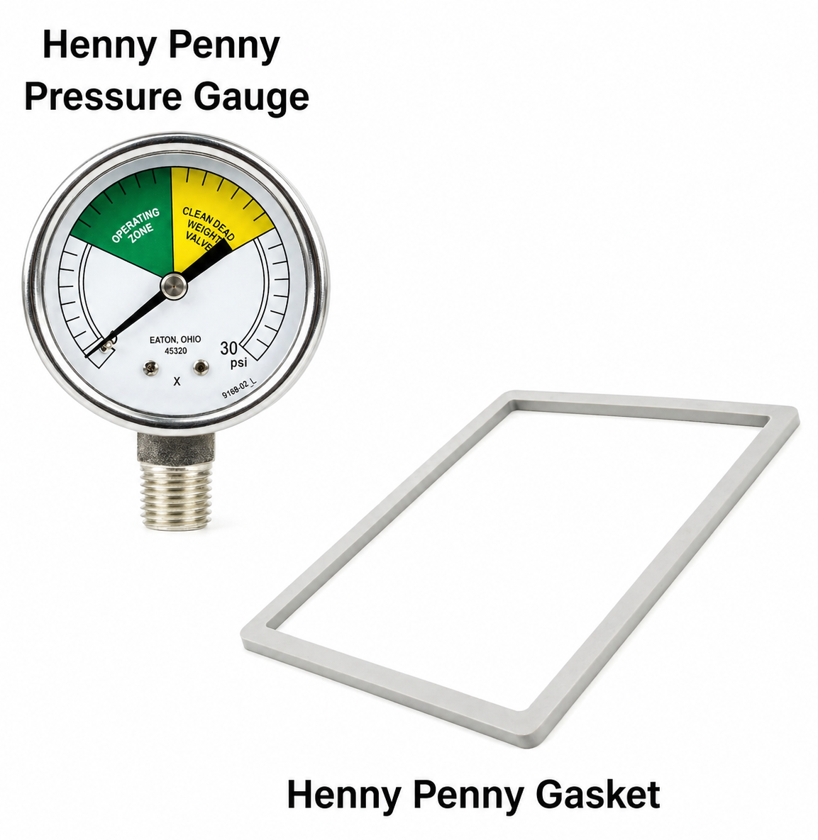 Henny Penny Chicken Pressure Fryer Gauge 16910 and Gasket 16120 Spares Parts All