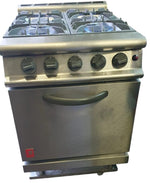 Falcon 4 Burner Dominator Plus Oven Range G3161D  Natural Gas with Feet Mint