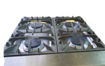 Falcon 4 Burner Dominator Plus Oven Range G3161D  Natural Gas with Feet Mint