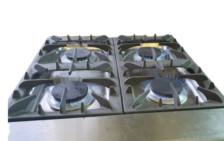 Falcon 4 Burner Dominator Plus Oven Range G3161D  Natural Gas with Feet Mint