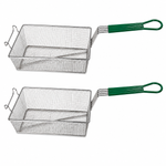 Heavy Duty Rectangular Chip Fish Fat Frying Deep Fryer Basket