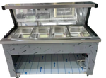 HOT DISPLAY FREE STANDING BAIN MARIE 150 X 70 X 87CM SPECIAL OFFER!