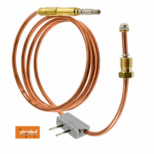 Blue Seal Gas Fryer Thermocouple Interrupter Block for Gas Fryer models GT46, GT45, GT60 featuring M9x1 thread and solder connection.