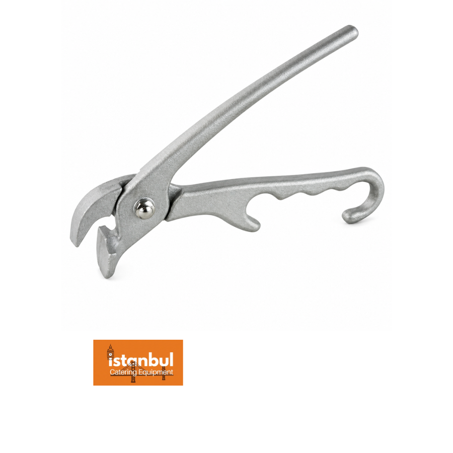 Pizza Pan Gripper Tray Holder Tong Cast Gripper Heavy Duty Pan Tongs Dishes Fast Delivery