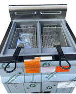 LINCAT -J10/P - Silverlink Propane Gas Free-standing Twin Tank Fryer – 2 Baskets