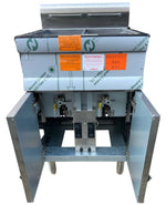 LINCAT -J10/P - Silverlink Propane Gas Free-standing Twin Tank Fryer – 2 Baskets