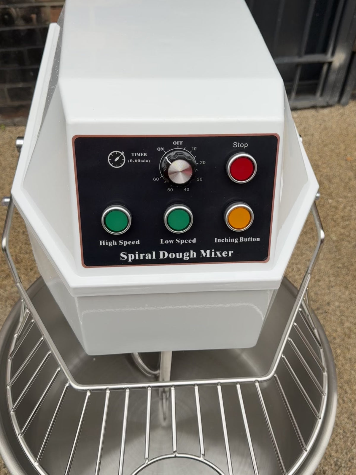 40 L Commercial Spiral Dough Mixer – 40 Litre Capacity For Bakeries, Pizzerias & Catering