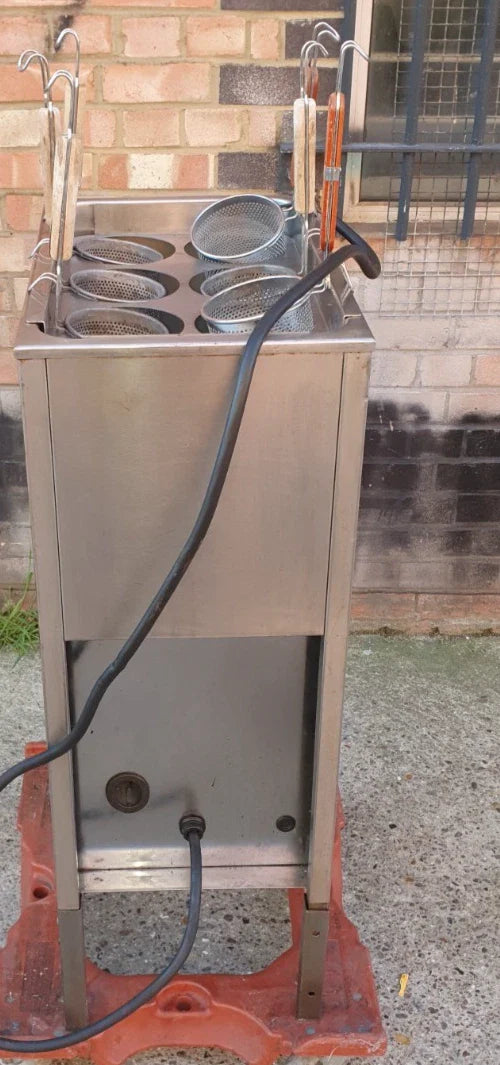Valentine 3 Phase Electric Pasta Boiler - Free Standing with Basket, Refurbished Swiss Design