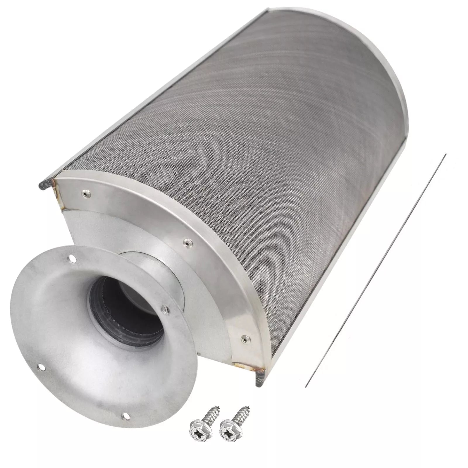 Stainless steel gas burner replacement for Blue Seal Fryer GT series, vital blue seal fryer parts including fixing screws and securing wire.
