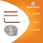 Genuine Easycut Doner Kebab Slicer Disk Metal Easy Cut Disk Size 80 mm Original