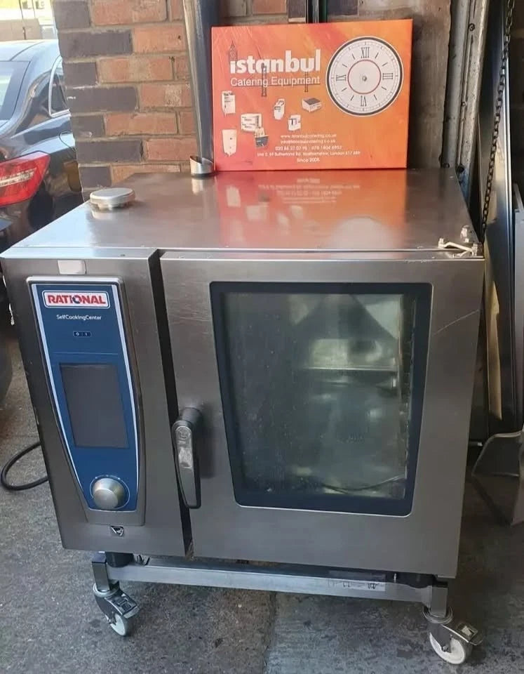Serviced Rational SCC 61 WE 6 Grid Electric Oven 3 Phase Takeaway Used Equipment Restaurant Hotel Pub Peri Peri