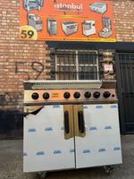 Parry GB6 Natural Gas Six Burner Cooker with Oven