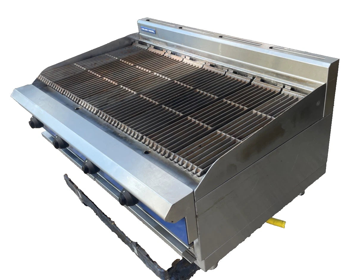 Blue Seal G598 4 Burner Natural Gas Char Grill 120cm Table Top Refurbished Steak