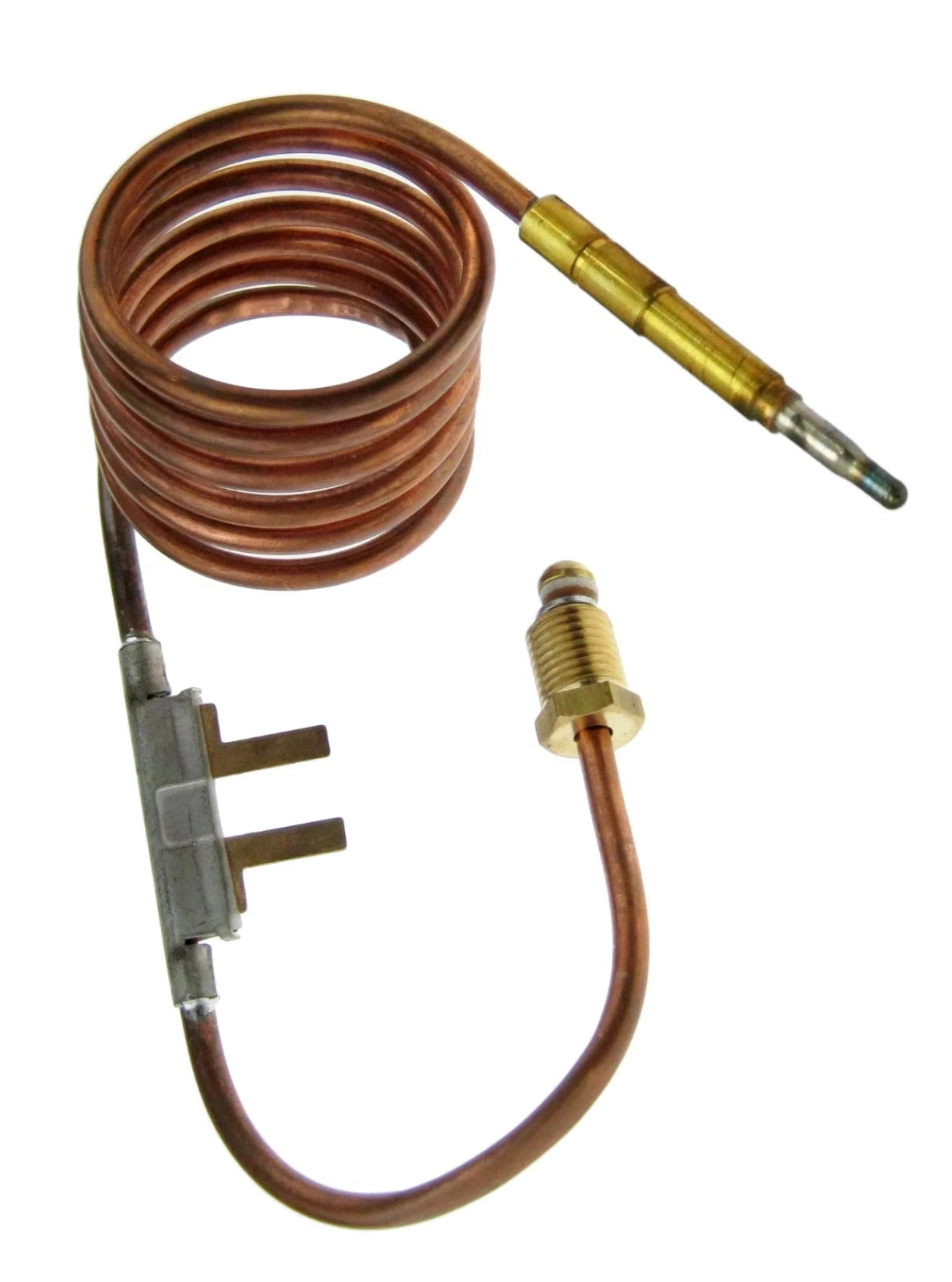 Lincat TC19 Gas Fryer Thermocouple Interrupter featuring a coiled copper design and connection points, designed for commercial deep fryers.