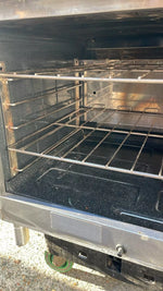 Natural Gas Falcon 6 Burner Cooker with Oven and Salamander Grill