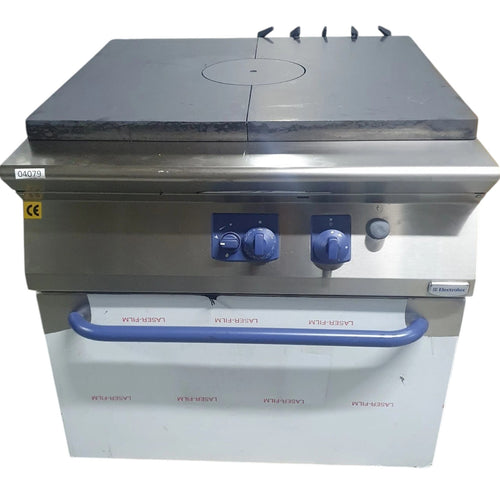 Electrolux Gas Solid Top Range with Oven Natural Gas, showcasing the robust design for a commercial kitchen