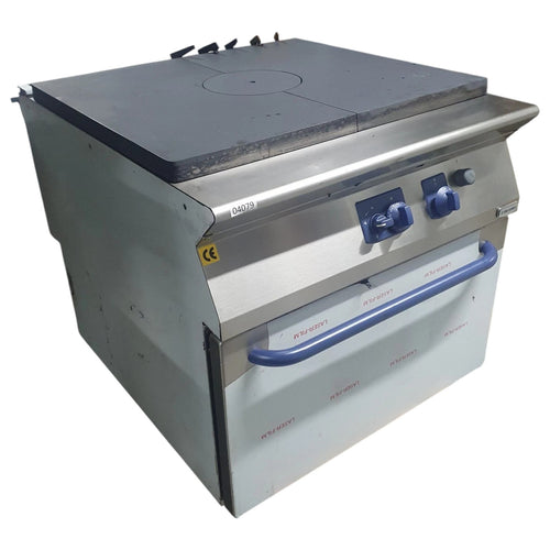 Electrolux Gas Solid Top Range with Oven Natural Gas, featuring the single bulls eye solid top for even cooking