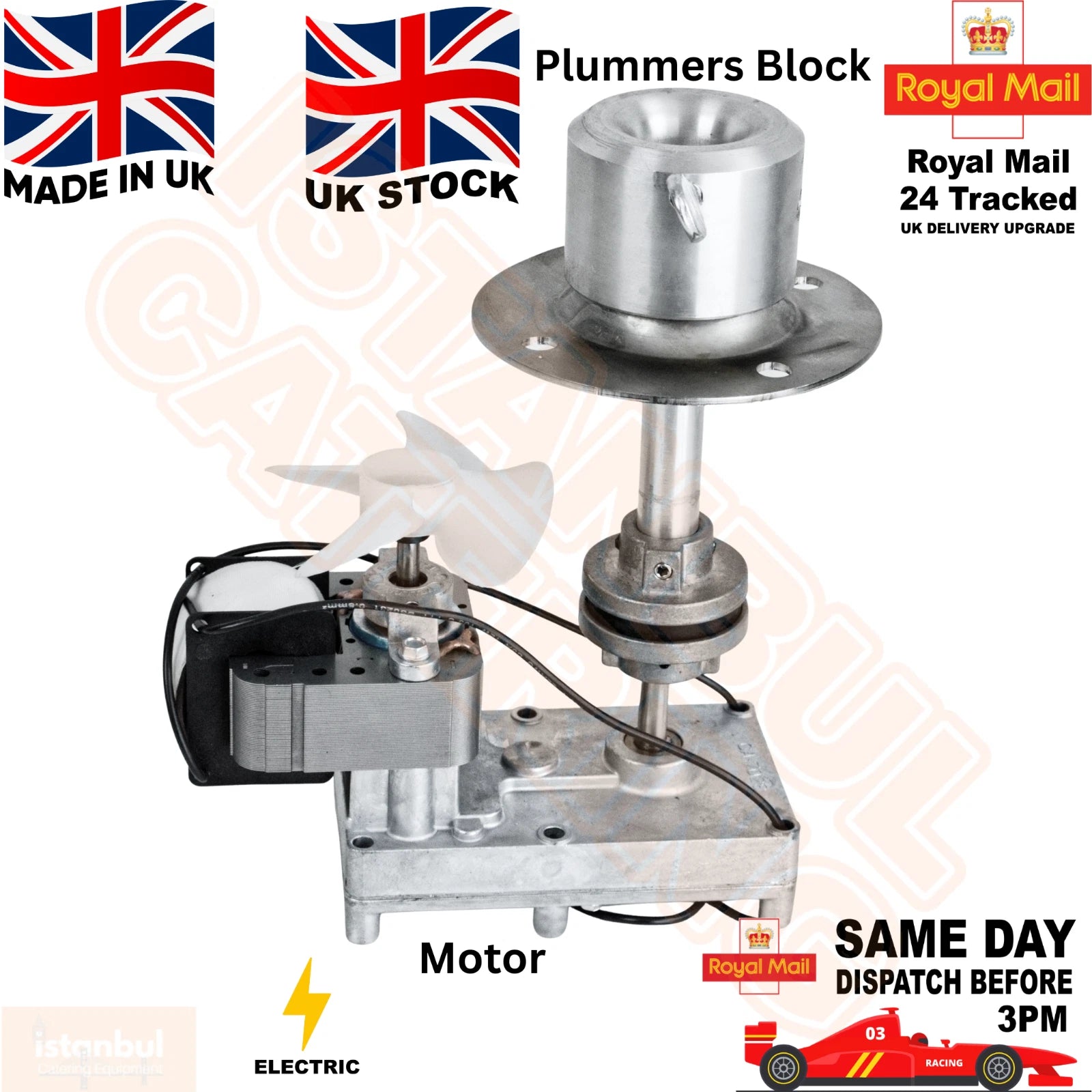 High-quality Archway Doner Kebab Machine Motor designed for efficient kebab rotation in a busy catering environment.