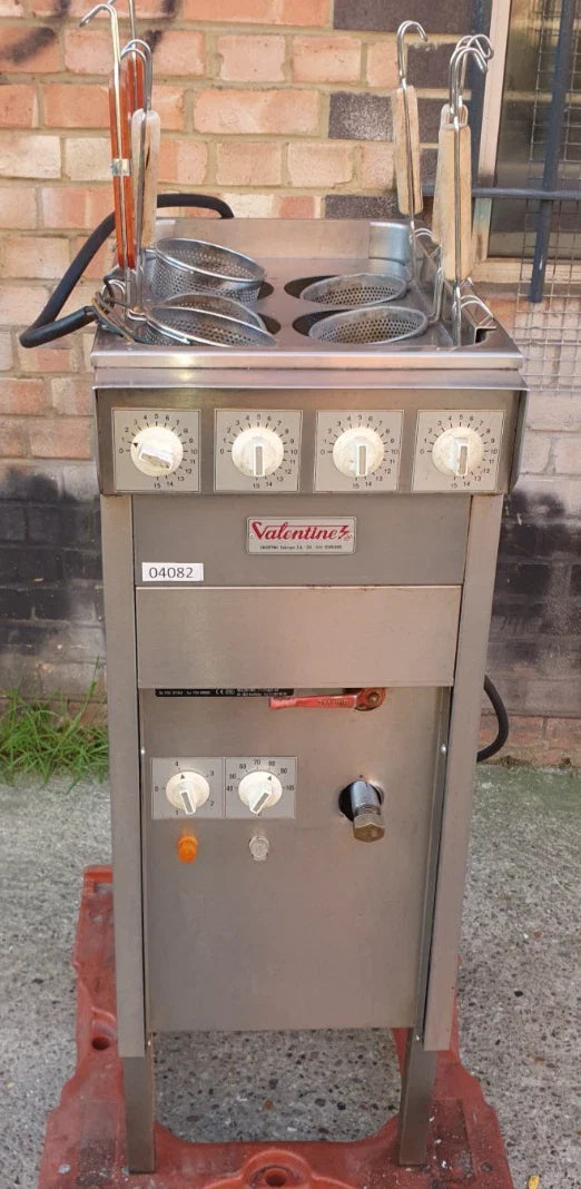 Valentine 3 Phase Electric Pasta Boiler - Free Standing with Basket, Refurbished Swiss Design