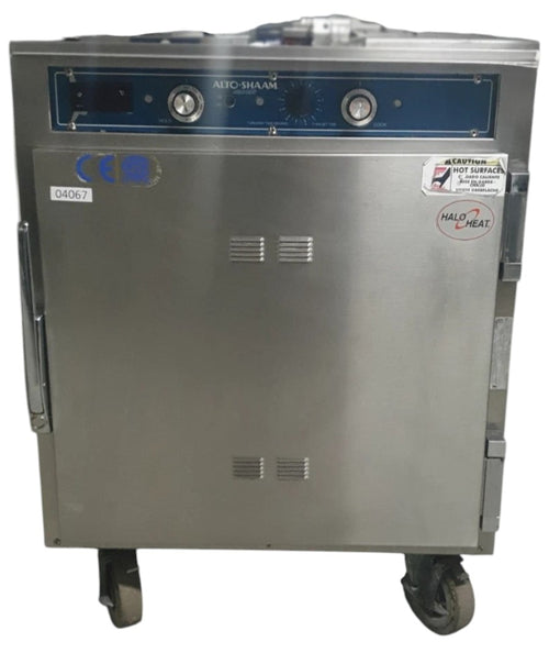 Auto-Shaam Holding Cabinet With Castors showcasing its spacious interior ideal for holding hot food like chicken.