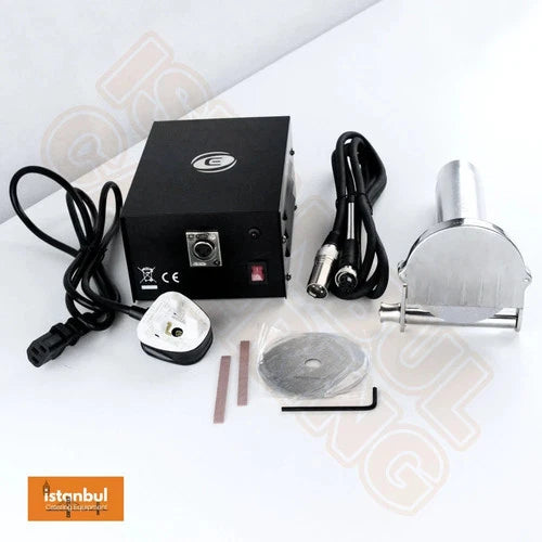 Easycut Doner Kebab Slicer Shawarma Cutter Complete Machine showcasing its sleek design and user-friendly features.