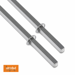 2x Stainless Steel Kebab Skewer 81cm for Kebab Machines - Durable Cooking Rods