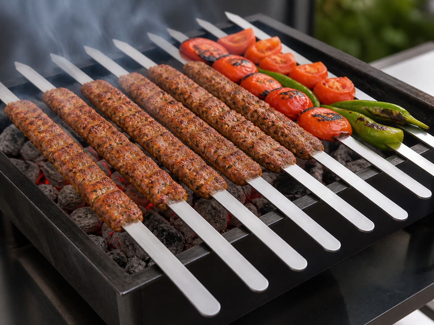 Kebab Shish Sis Skewer Kofte Shish For Grill (46x1.5cm) 40 In Pack