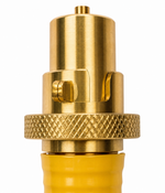 2 X Yellow Gas Pipe Commercial Catering Yellow Gas Pipe 180 cm Push and twist