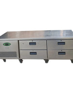 Foster LL2/4H Four Drawer Low Level Counter Fridge Refrigerator - 13amp 4-Drawer