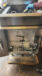 Moorwood Vulcan Fryer Natural Gas Single Tank Double Basket Free Standing