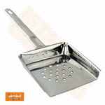 2 X Stainless Steel Chip Scoop With Drainage Holes Shovel French Fires Server