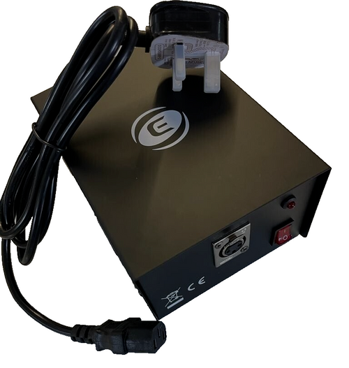 EasyCut Genuine Doner Kebab Machine Adaptor Transformer 230V-30V DC/50HZ, 5A - sleek black design for efficient power conversion.