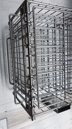 Henny Penny Electric  Basket With Hinged Shelfs and legs