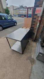 Stainless Steel 113cm x 67cm Commercial Kitchen Table