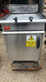 Moorwood Vulcan Fryer Natural Gas Single Tank Double Basket Free Standing